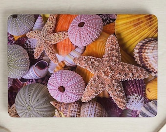Seashell Starfish MacBook Air Hülle, Ocean Lover Aesthetic Hard Cover für MacBook Pro 13 14 16 Air 15.3 13.6 Laptop Case, Coastal Beachy