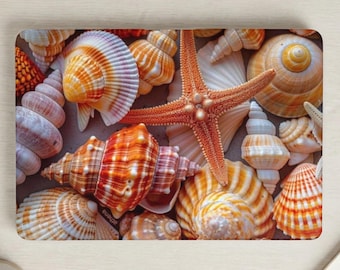 Ocean Seashell MacBook Hartschalenhülle | Starfish Laptop Hülle für MacBook Air Pro 13 14 16 Air 15.3 13.6 Hartschalen-Laptoptasche