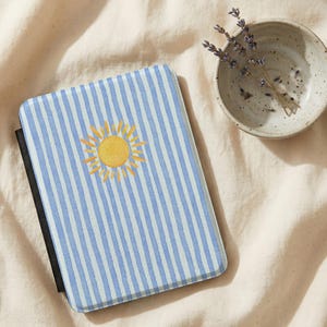 Watercolor Sunshine Kindle Paperwhite Case 2025 12th Gen Minimalist Vacation Aesthetic 2024 Cover Colorsoft Signature Edition E-Reader