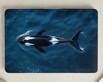 Orca MacBook Air Hülle, Majestic Killer Whale Hard Shell Cover für MacBook Pro 13 14 16, Deep Ocean Animal Laptop Tasche 13.6 15.3
