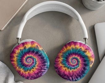 Vibrant Psychedelic Swirl Apple AirPods Max® Shell Case, Colorful Nebula Stardust Cover, Unique AirPod Max Skin Gift