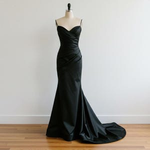 Custom Satin Bridesmaid Dresses | Handmade Evening Gowns | Party Prom Dresses | Wedding Guest Attire | Satin Special Occasion Dress