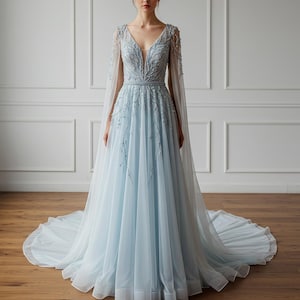 Theme Wedding Dress / Elven wedding / Colored wedding dress / Elvish Wedding Gown / Custom color bridesmaid Dress / Medieval Wedding Dress