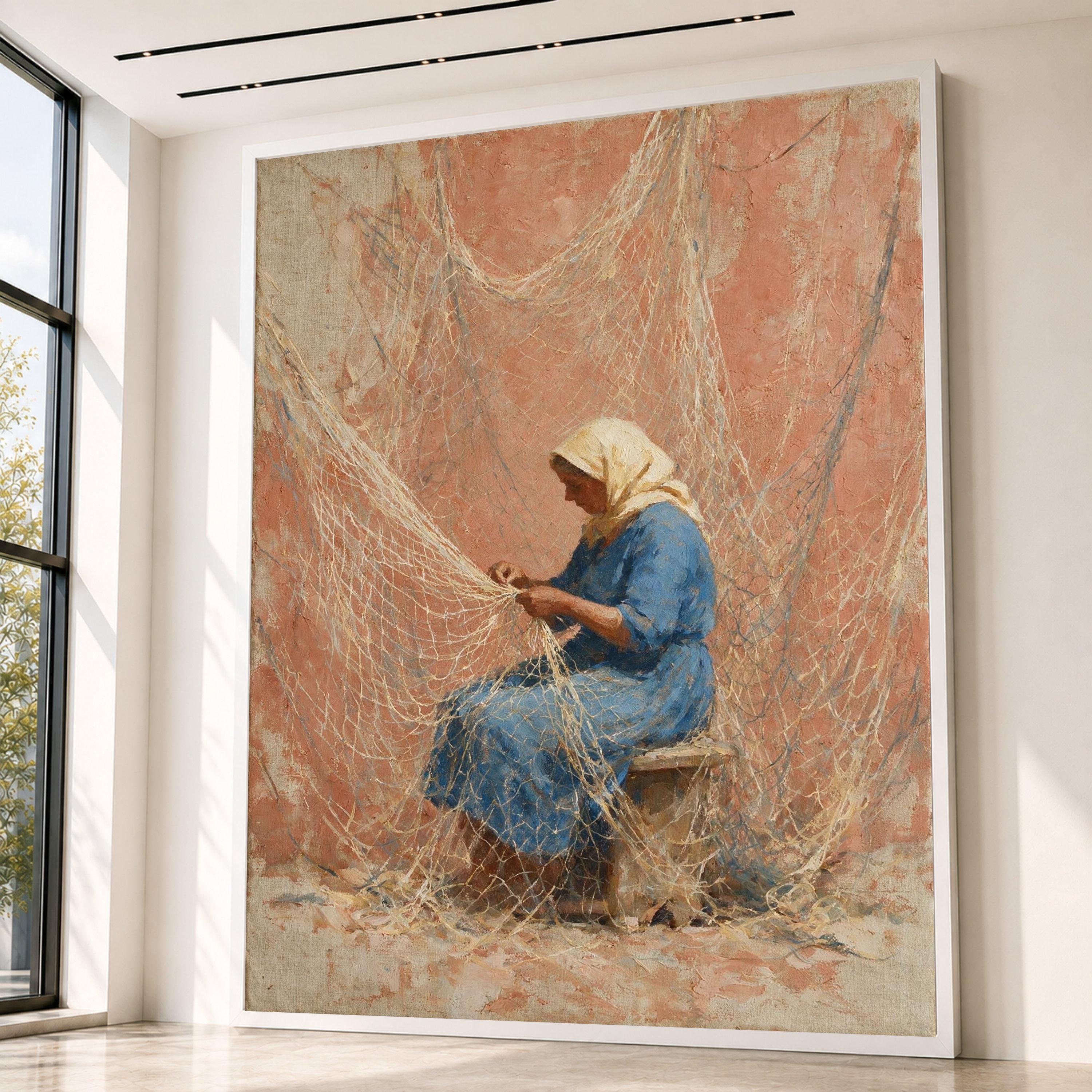 Mending Fishing Nets - Etsy