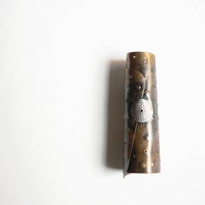 Contemporary brutalist brooch, brutalist brass brooch, Statement brooch, Contemporary jewelry, brutalist jewellery