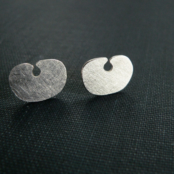 small silver studs, Peruvian jewelry, sterling silver earrings, everyday silver earrings