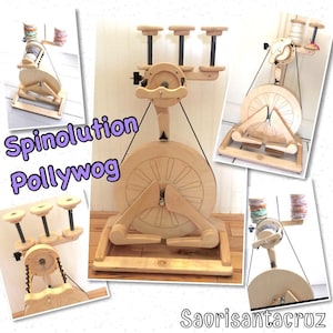 Spinolution pollywog spinning wheel only weighs 8 lbs free shipping in contiguous USA contact me here before buying:Saorisantacruz