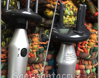 Fringe twister/cord maker III Lacis 4 prong  battery powered.Fast,saves strain on wrists and hands pretest then ship priority:saorisantacruz
