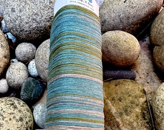 Saori special limited edition cotton ready made warp "Misty Shore" 200x6 :Saorisantacruz