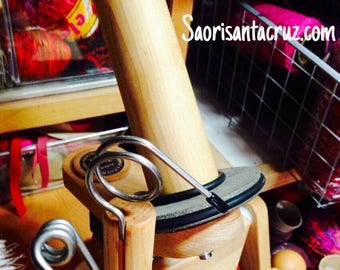 Heavy Duty wood Ball Winder nancy's knit knacks 2 sizes of pigtail guides included Xxl AND Reg size :saorisantacruz