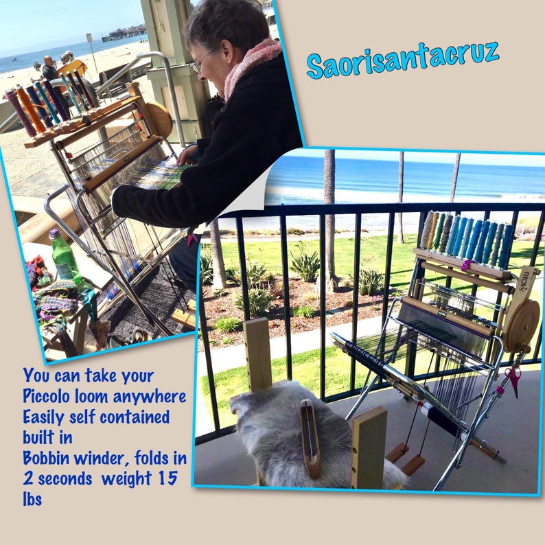 Saori Piccolo 40 loom adjustable height 15 lb loom no waiting Etsy