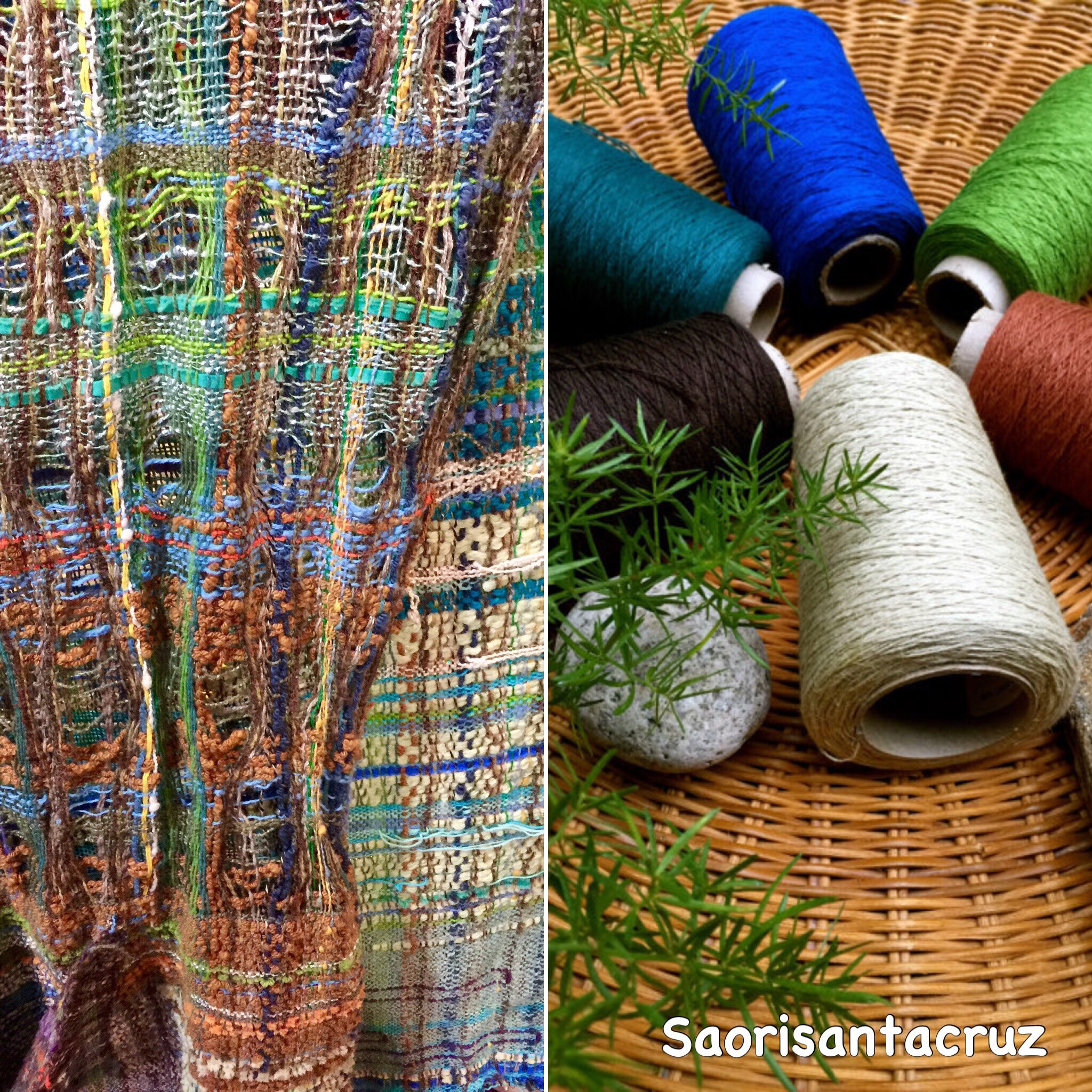 organic 8 / 2 cotton weaving yarn 6 cone set on Sale Etsy