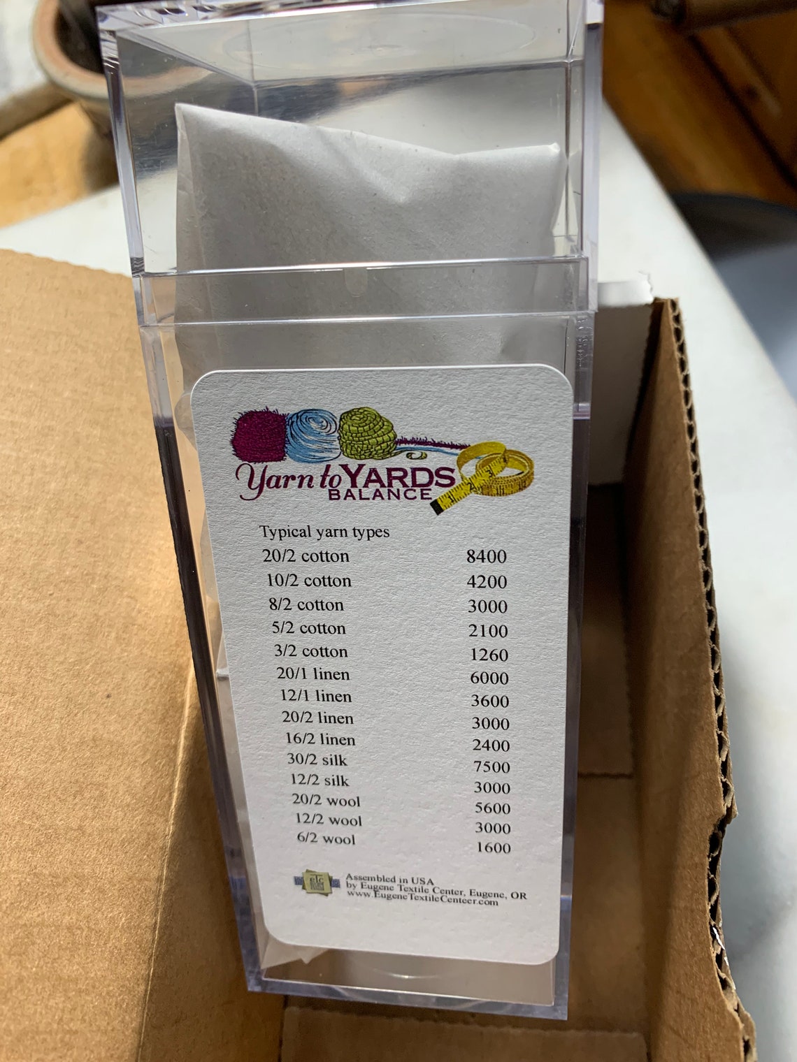 Yarn to Yard Balance Mcmoran Yarn Scale in Stock Can Ship Etsy