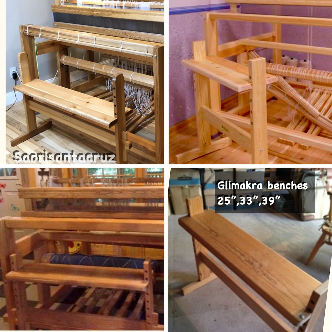 Glimakra Weaving loom bench solid wood ships today or pick up Etsy