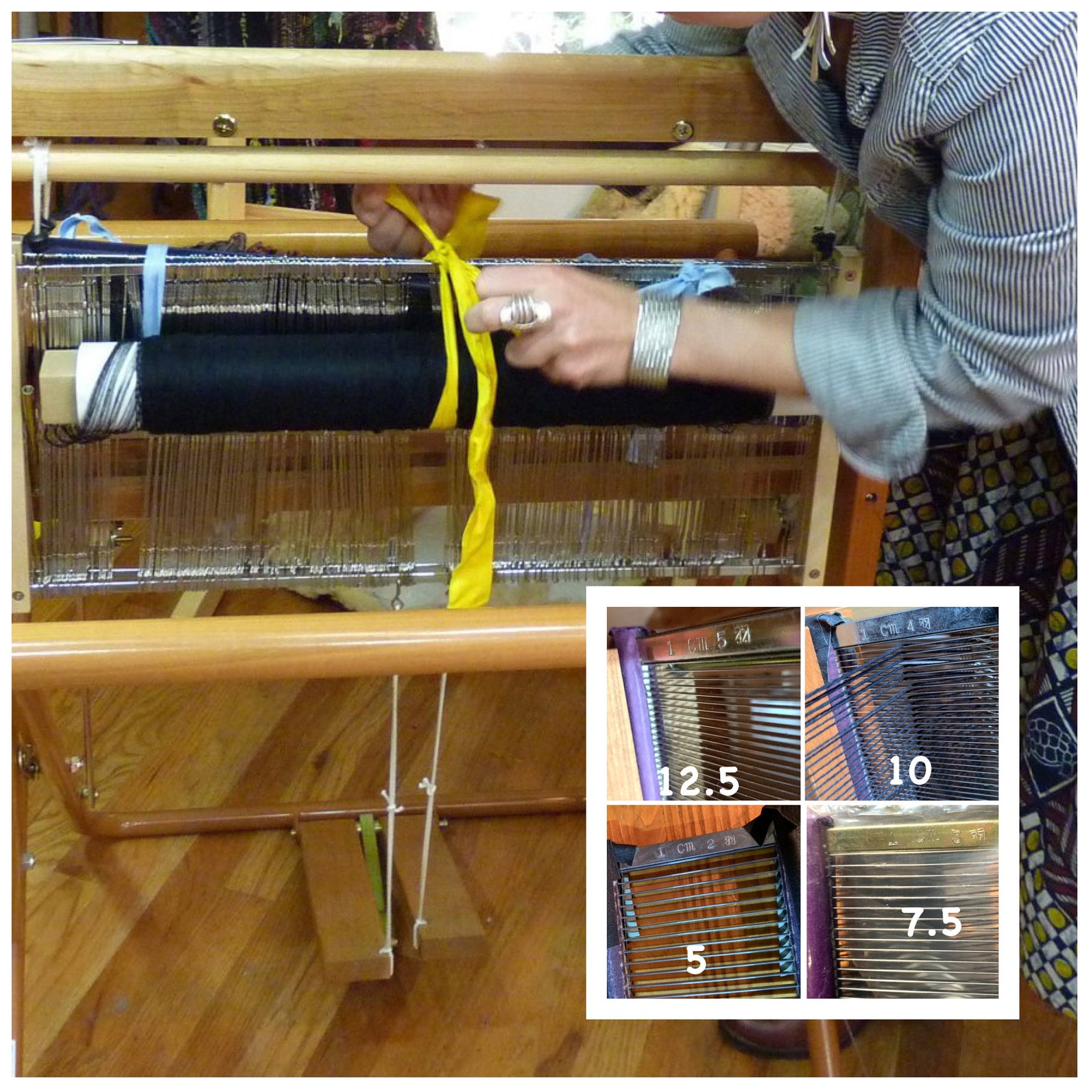 Saori INSIDE SET for the 60 Series Looms Change Out Current Weaving