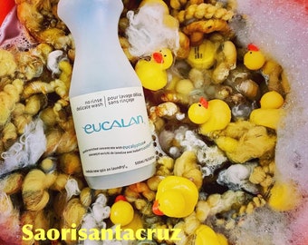Eucalan no rinse eucalyptus garment delicate wash  with lanolin 16.9oz no rinse original eucalyptus scent ships priority : saorisantacr