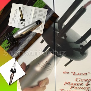 Fringe twister/cord maker 4 prong  battery powered cord and fringe maker fast, saves hands pretested then shipped priority :  Saorisantacruz