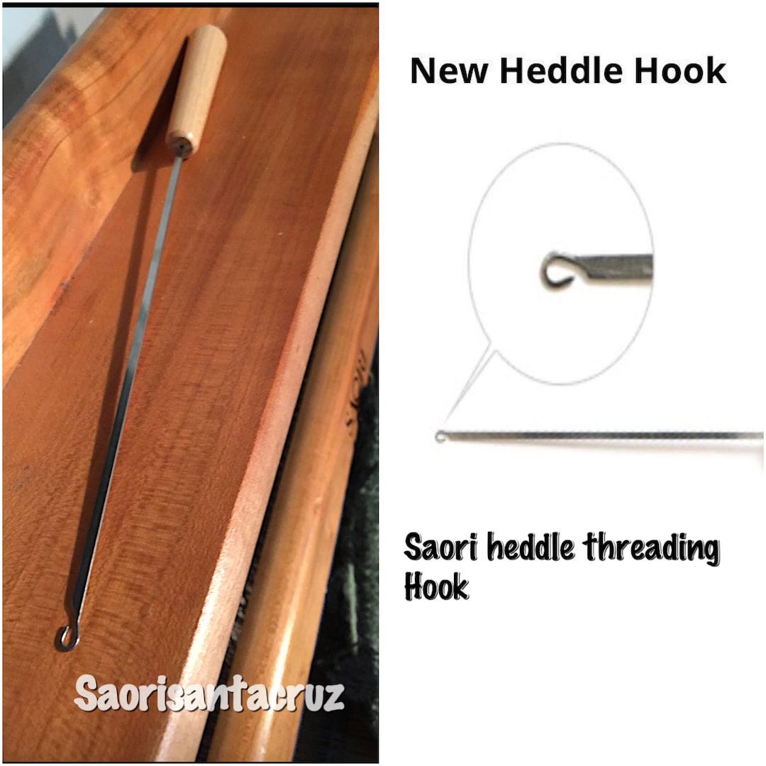 Saori Heddle Threading Hook With Wood Handle in Stock Contact Me Before