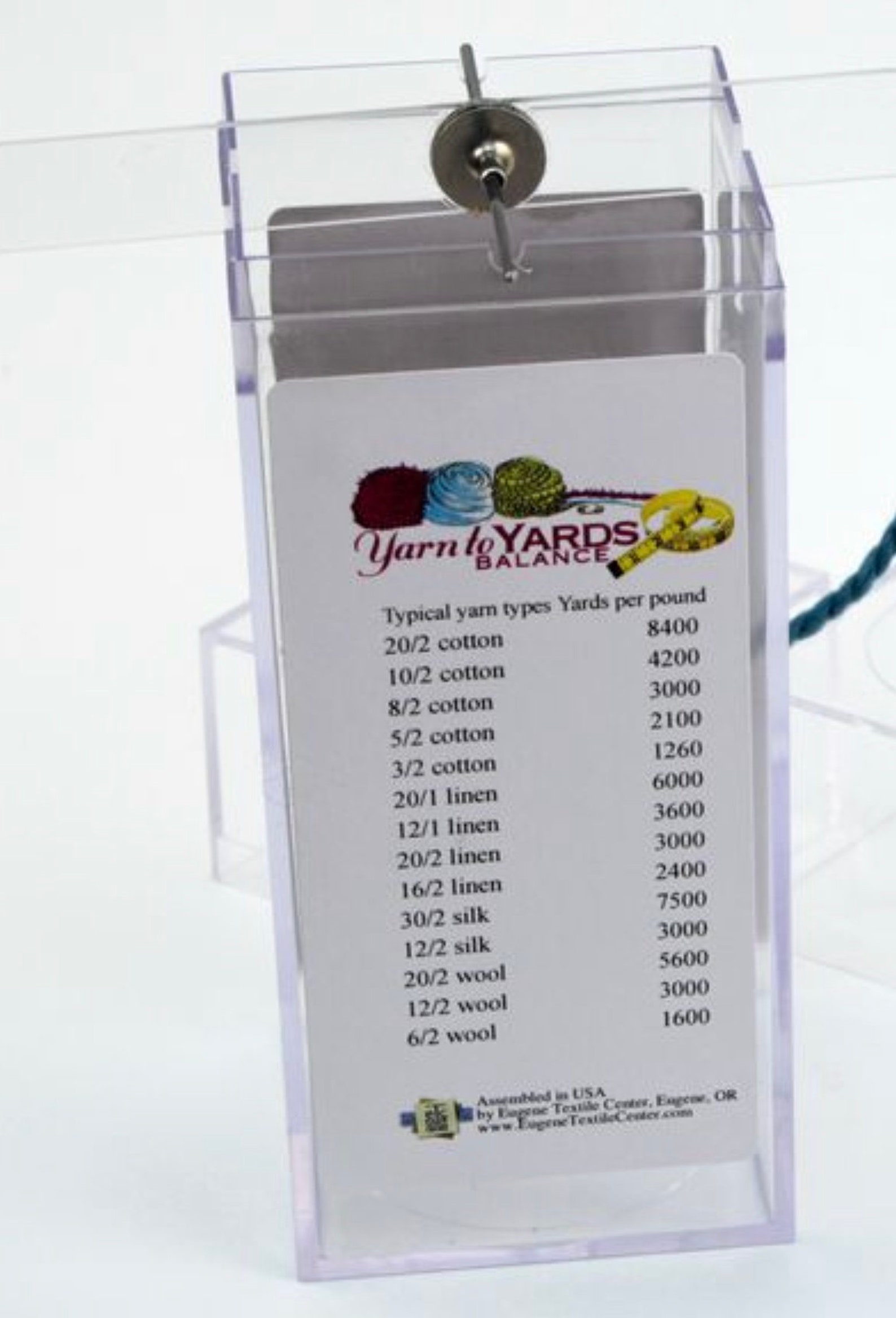 Yarn to Yard Balance Mcmoran Yarn Scale in Stock Can Ship Etsy
