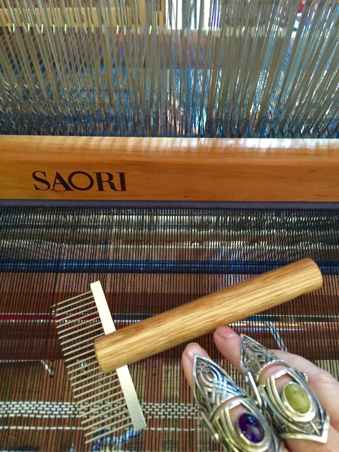 weaving comb / tapestry beater with break resistant teeth Etsy