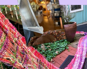 Saori comb weaving reed for special  effects with warp yarns without rethreading your loom! easy to use. In stock   :saorisantacruz