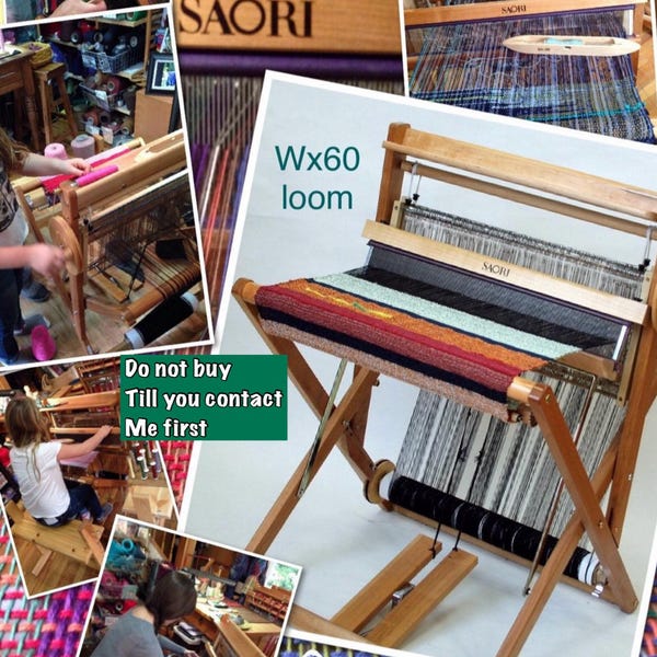 saori wx60 FOLDING wood loom in stock  ships Today do not buy until you contact me tariffs additional :Saorisantacruz