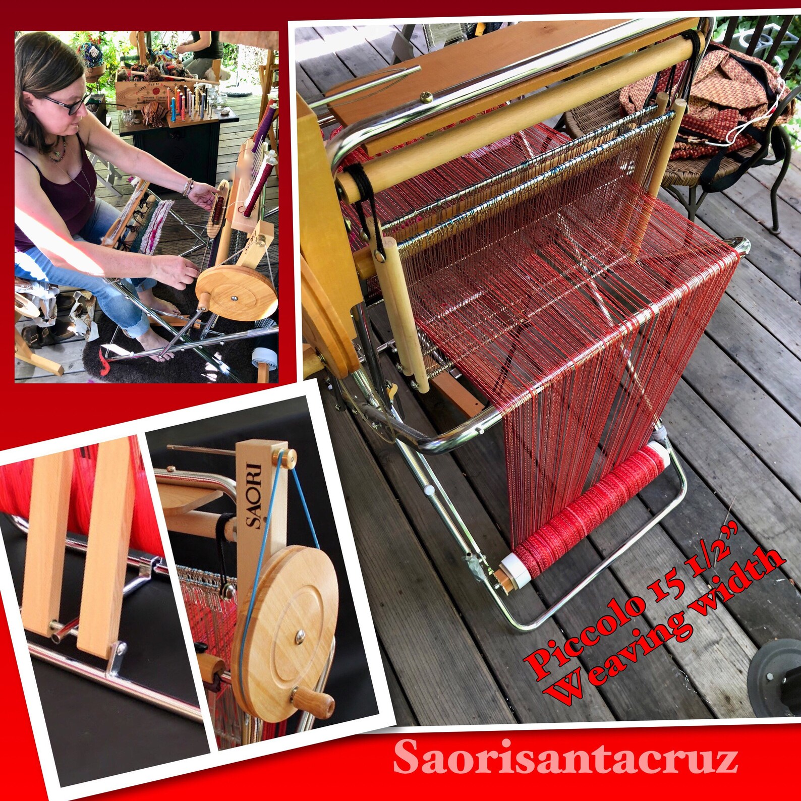 Saori Piccolo 40 loom adjustable height 15 lb do not buy Etsy