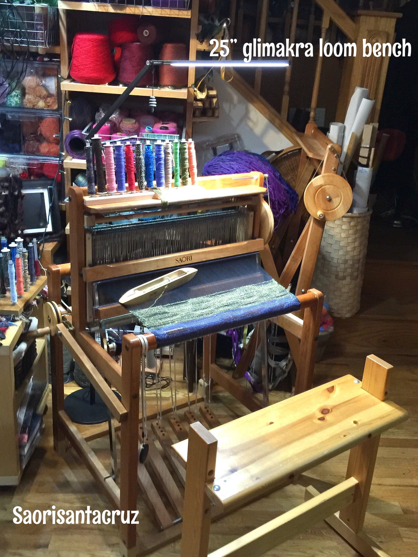 Glimakra Loom Weaving Bench Swedish Solid Wood 5 Height Etsy