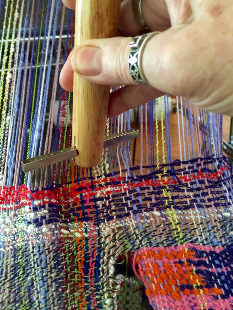 Weaving Comb / Tapestry Beater With Break Resistant Teeth Etsy
