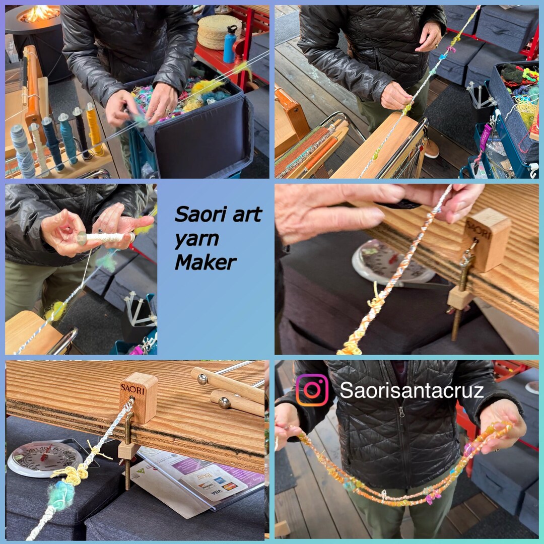 Saori Art Yarn Maker in Stock Ready to Ship Easily Make Unique Weft ...