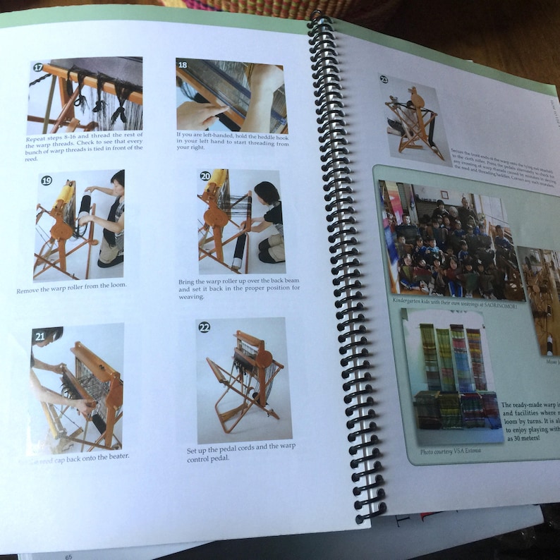 The Saori weaving book in English Self innovation through free weaving in stock :saorisantacruz image 2
