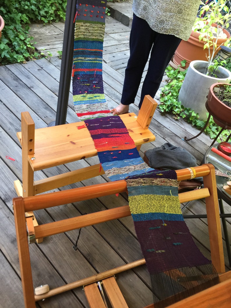 Glimakra Julia loom bench solid wood ships today or pick up Etsy