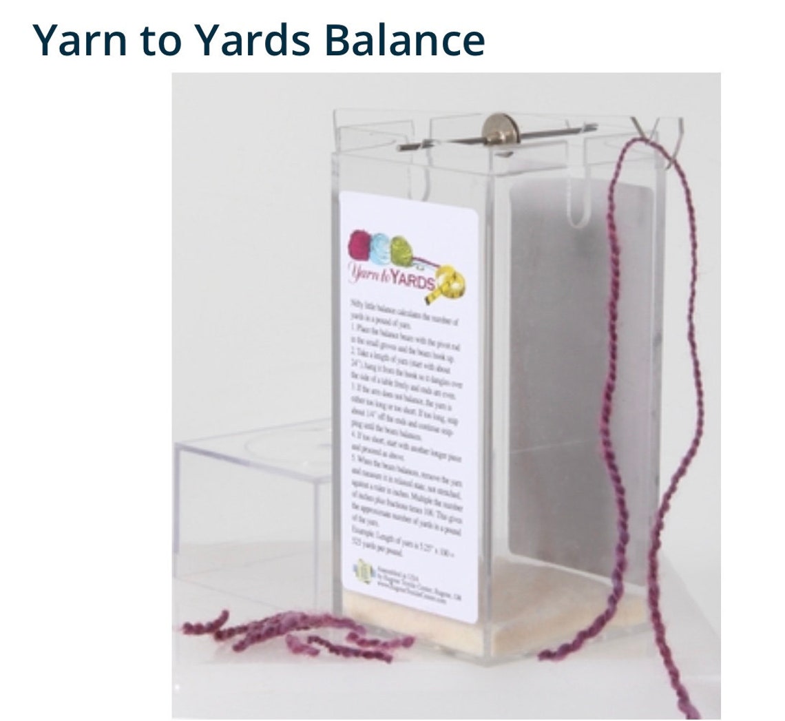 Yarn to Yard Balance Mcmoran Yarn Scale in Stock Can Ship Etsy
