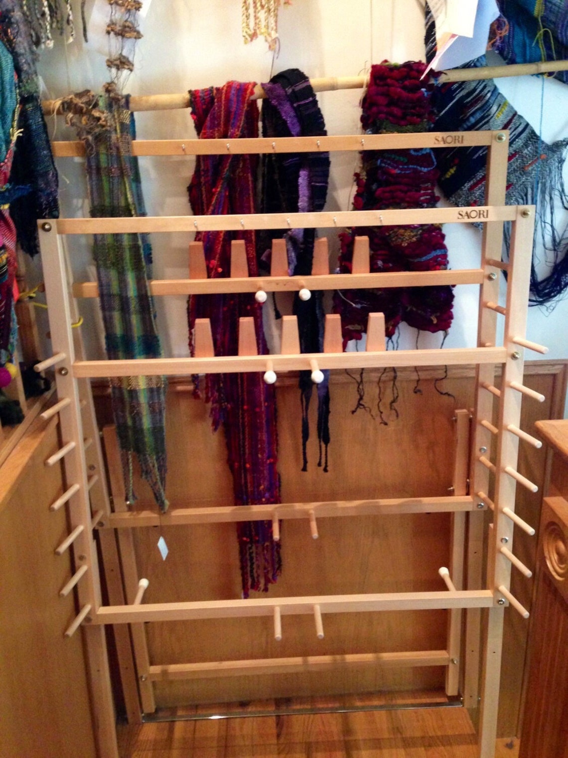 Saori warping board / frame leans against the wall or hang Etsy