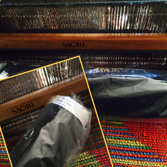 saorisantacruz Saori warp 250x30 cotton ready made warp 20\u201d wide x 33 yds in stock