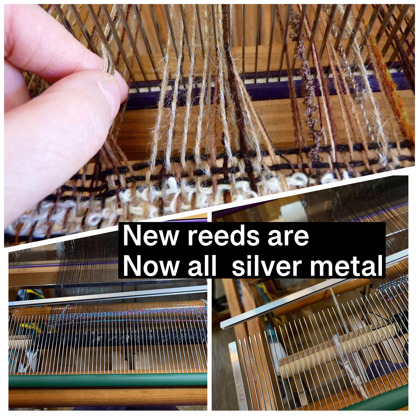 Saori comb weaving reed for special effects with warp yarns Etsy