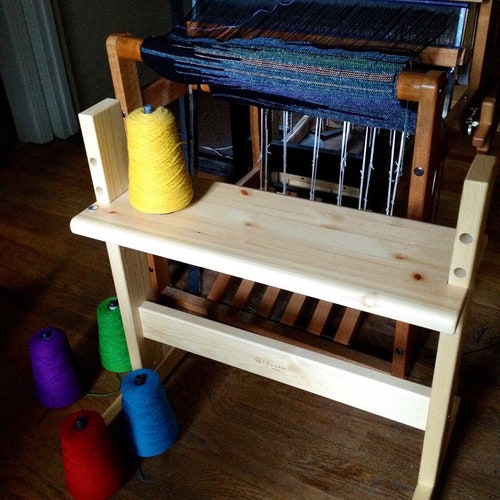 Glimakra Weaving Loom Bench Solid Wood 5 Height Adjustments Etsy