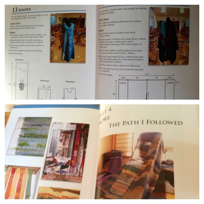 The Saori weaving book in English Self innovation through free weaving in stock :saorisantacruz image 7