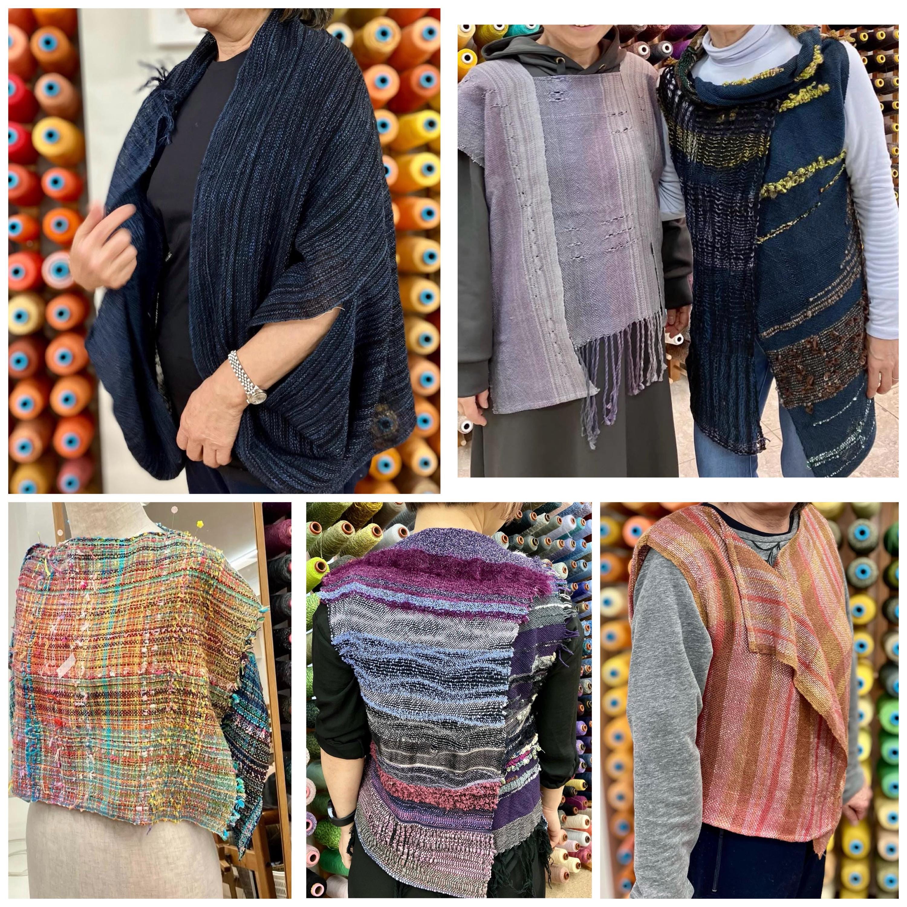 Saori IN ENGLISH intermediate hand woven clothing design sewing