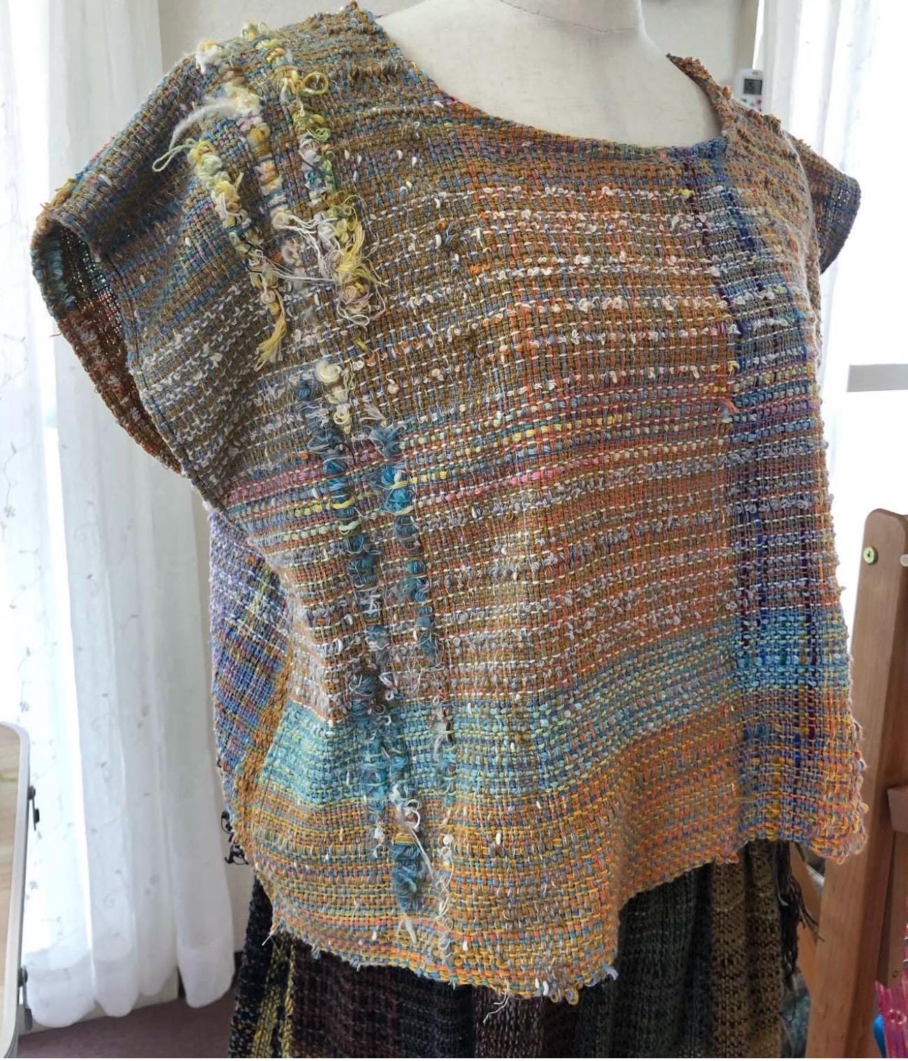 Saori IN ENGLISH intermediate hand woven clothing design sewing