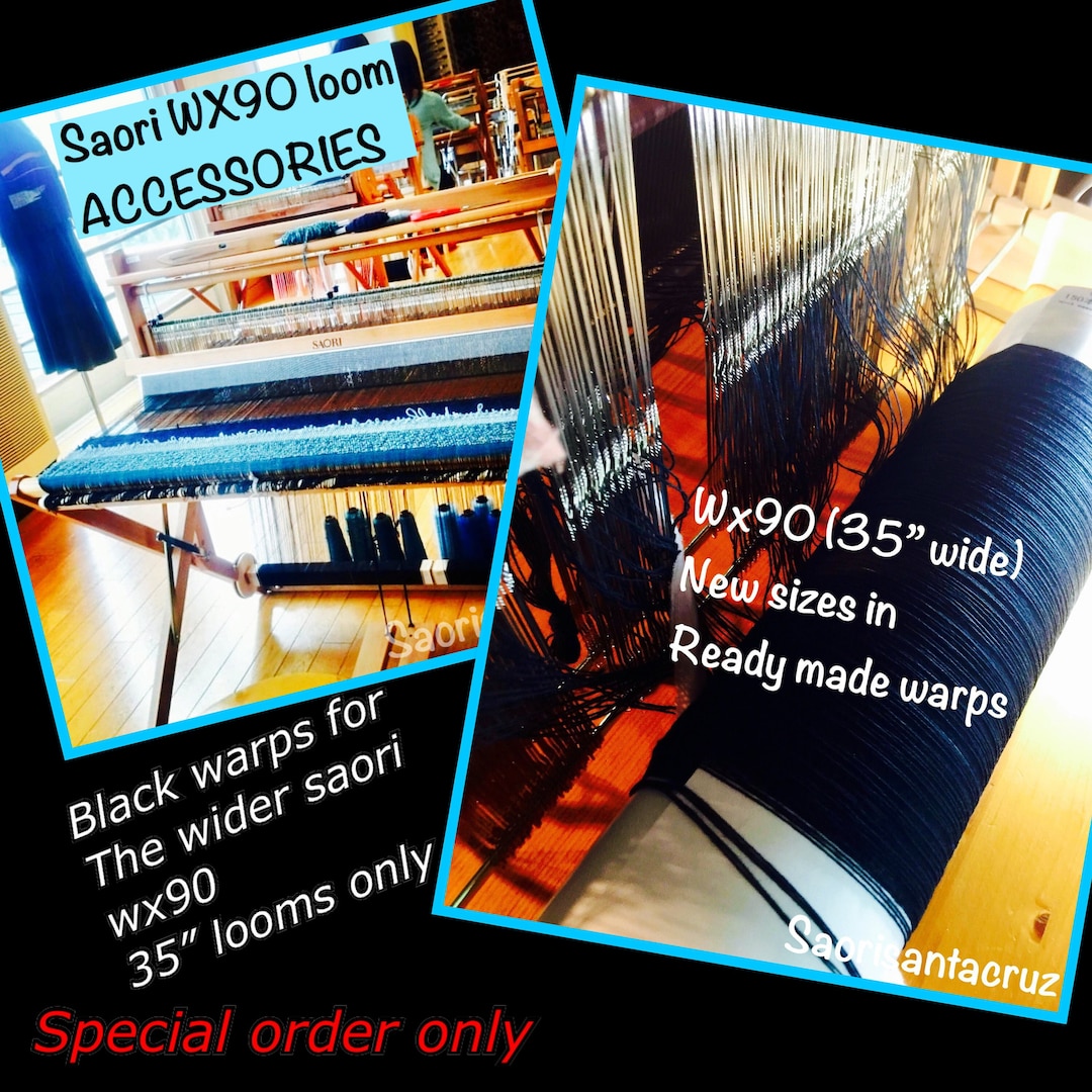 Saori Warps and Loom Accessories for WX90 35 Wider Size Loom Only All