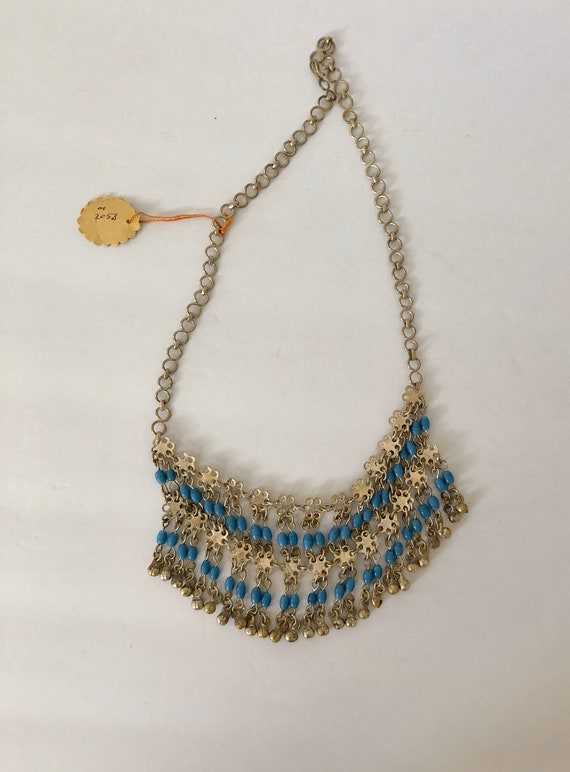 Vintage Choker Necklace Bellydance Tribal Made in… - image 2