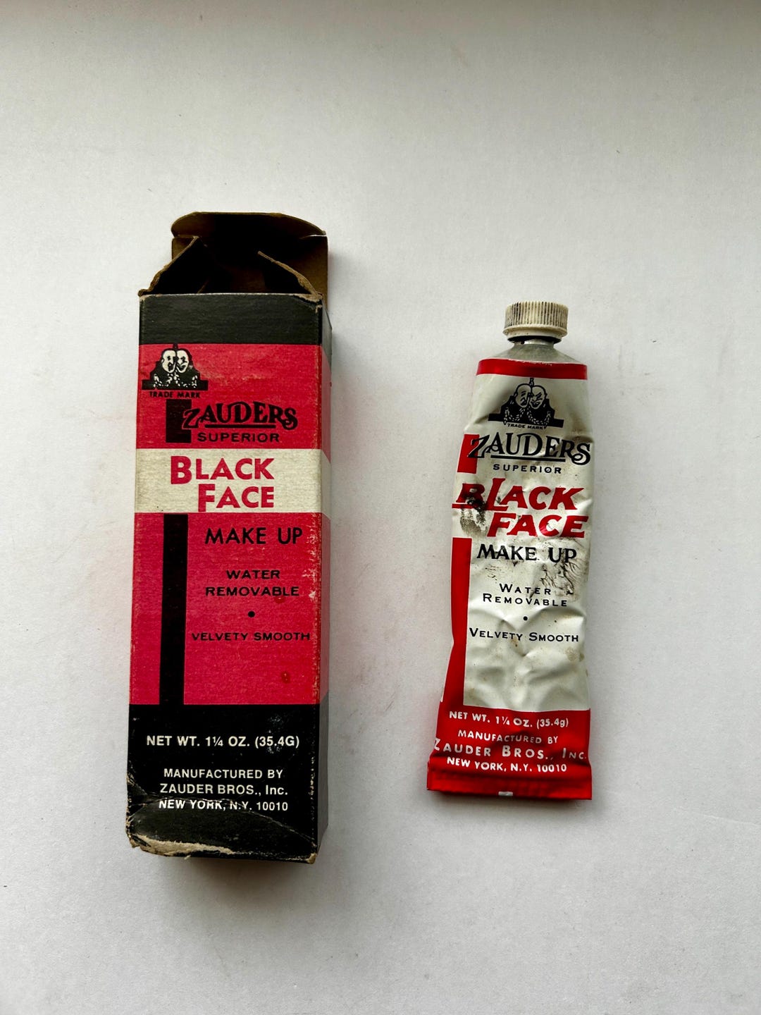 Greasepaint Vintage Zauders Superior Black Face Theatrical Greasepaint Tube With ...