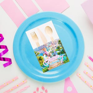 Zootopia 2 Party Favor Bundle, Editable Canva Template, Kids Birthday,Banner, Plate Topper, Popcorn Labels, Printable Party Decor Set image 4