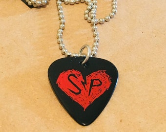 Guitar Pick Necklace | Simple Plan Necklace | Punk Rock Necklace