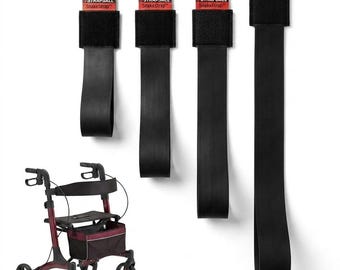 SteadyHold Pro™ Rubber Grip Straps for Wheelchairs, Walkers, and Rollators – Secure Oxygen Tanks & Essentials