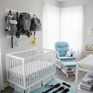 Baby Gear Rubber Grip Straps for Highchairs, Stollers and Travel, 6 Piece Set