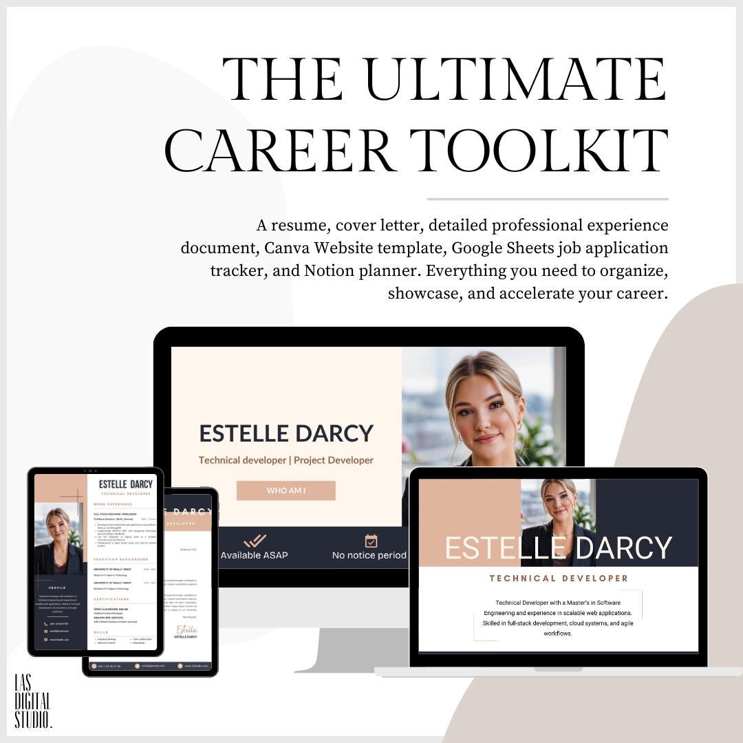 Creative Resume & Cover Letter Template | Canva Editable CV | Canva ...