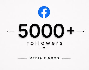 5000 follower su Facebook / Follower reali e attivi / Consegna rapida / Servizio di crescita della pagina