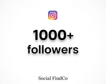 1000 Instagram Followers | Real IG Growth, Fast Delivery (Digital Service)